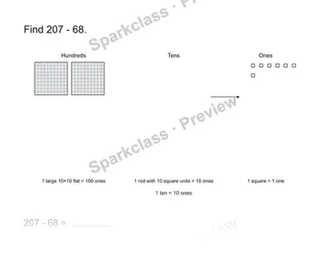 Add and subtract within 1,000 — Grade 2 problem preview