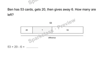 Two steps — Grade 2 problem preview