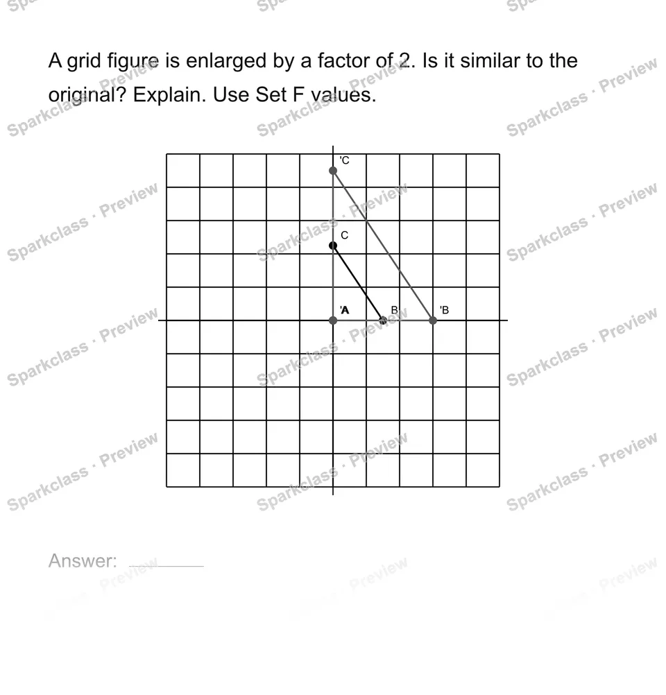 Recognize similarity on a grid — page 1