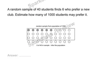 Use a sample to infer a population — Grade 7 problem preview