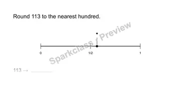Round to the nearest hundred — Grade 3 problem preview