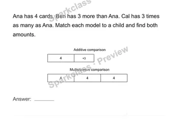 Distinguish more from times as many — Grade 4 problem preview
