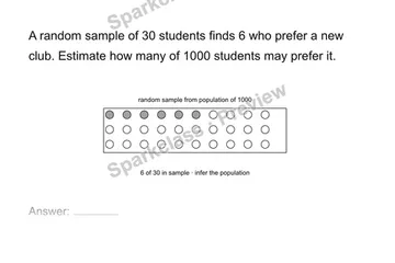 Use a sample to infer a population — Grade 7 problem preview