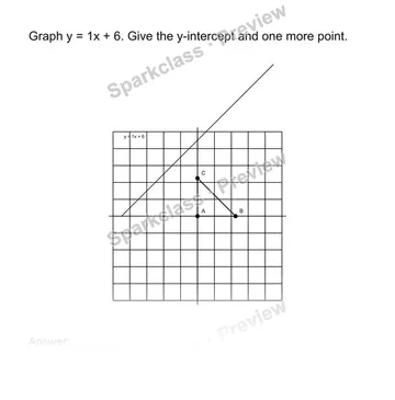 Graph a linear equation — Grade 8 problem preview