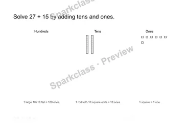 Add in parts — Grade 1 problem preview