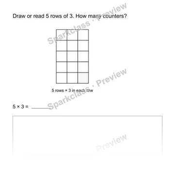 Read an array — Grade 2 problem preview
