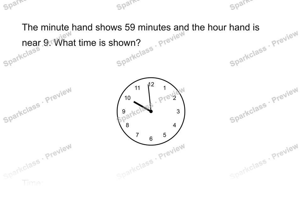 Read time to the minute — page 1