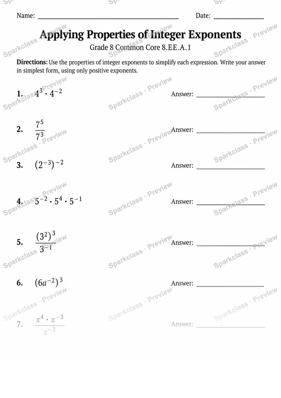 8.EE.A.1 · Variant 2 — page 1