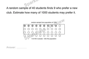 Use a sample to infer a population — Grade 7 problem preview