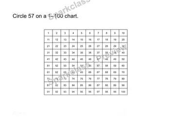 Place a number — Grade 1 problem preview