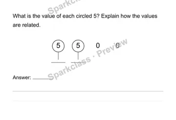 Explain the two fives — Grade 4 problem preview