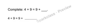 Switch the addends — Grade 1 problem preview