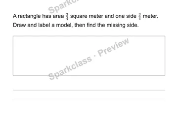 Connect division with missing factors — Grade 6 problem preview