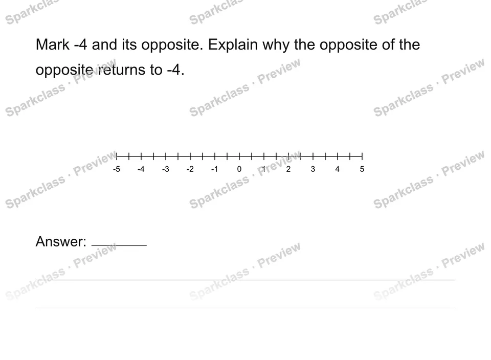 Locate opposites on horizontal and vertical axes — page 1