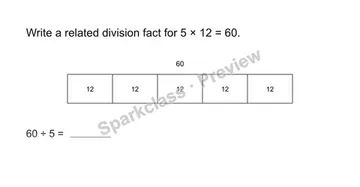 Fact family — Grade 3 problem preview