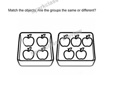 Use matching to justify comparison — Kindergarten problem preview