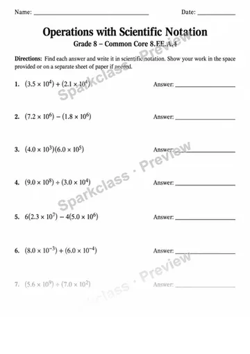 8.EE.A.4 · Variant 2 — Grade 8 worksheet preview