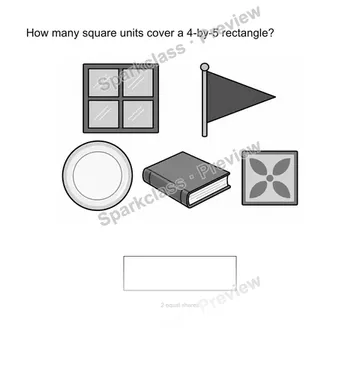Count square units — Grade 2 problem preview