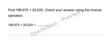 Add whole numbers — Grade 4 problem preview