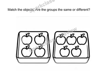 Use matching to justify comparison — Kindergarten problem preview
