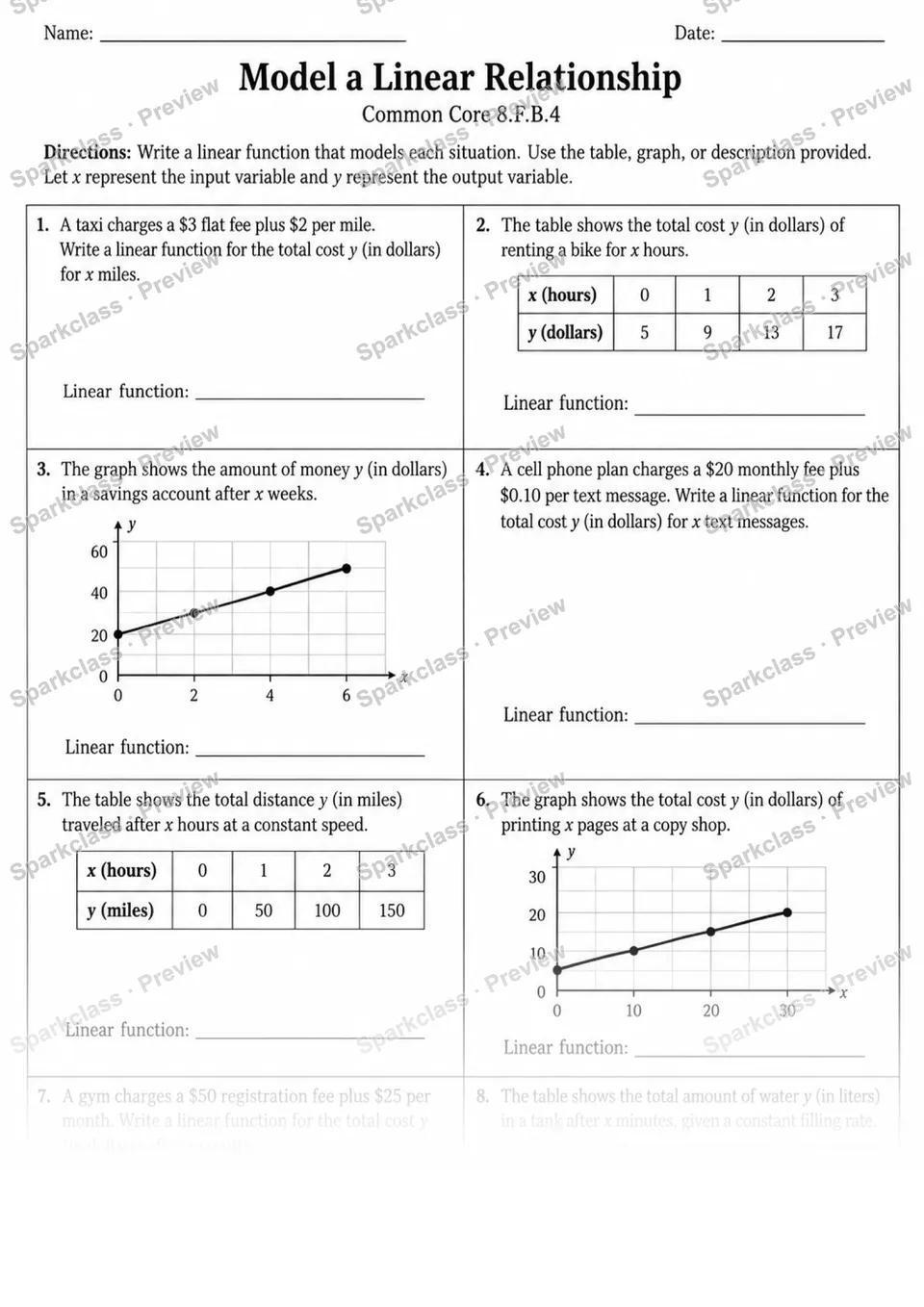 8.F.B.4 · Linear Models — page 1