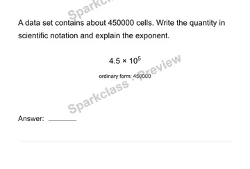 Model very large and small quantities — Grade 8 problem preview