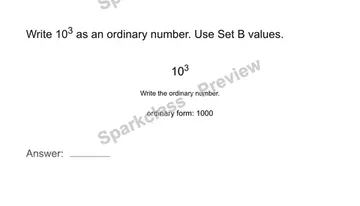 Evaluate powers of ten — Grade 8 problem preview