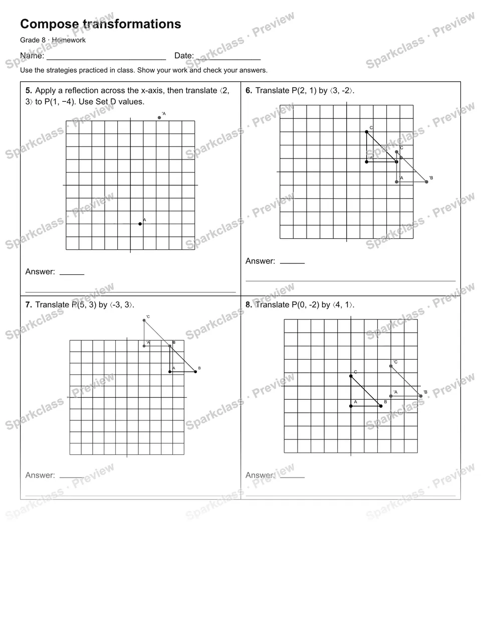 Compose transformations — Homework — page 2