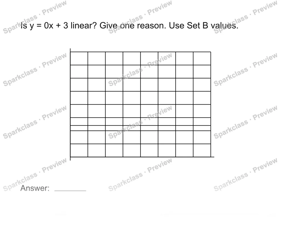 Recognize a linear function — page 1