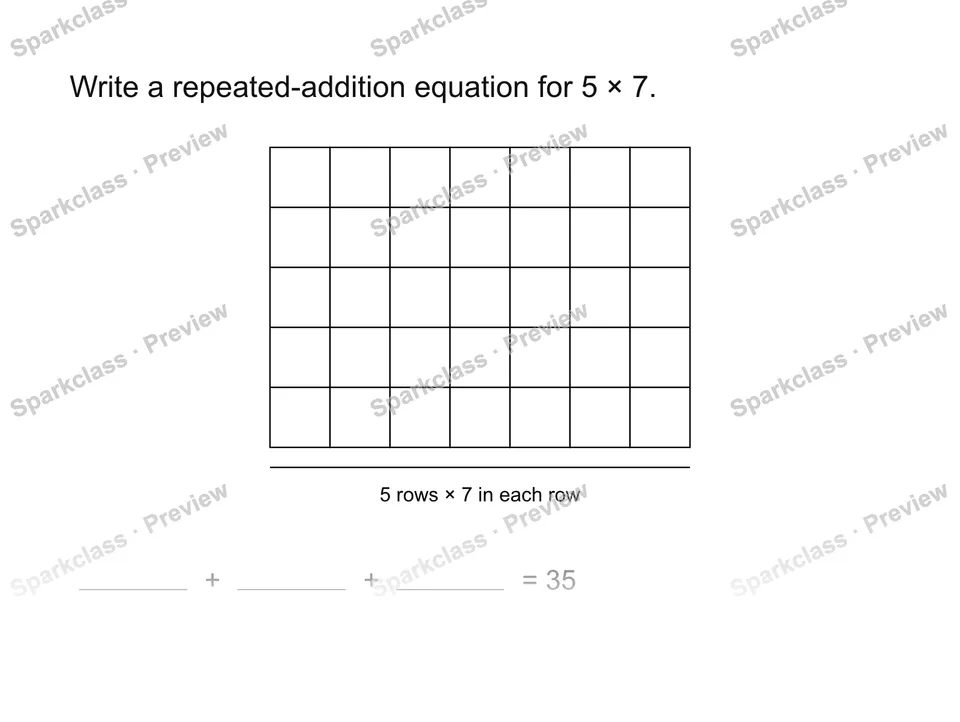 Use repeated addition — page 1