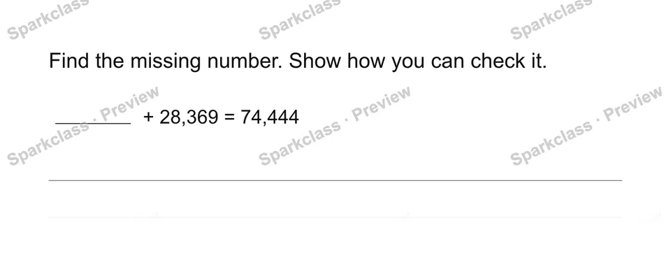 Find a missing quantity — page 1