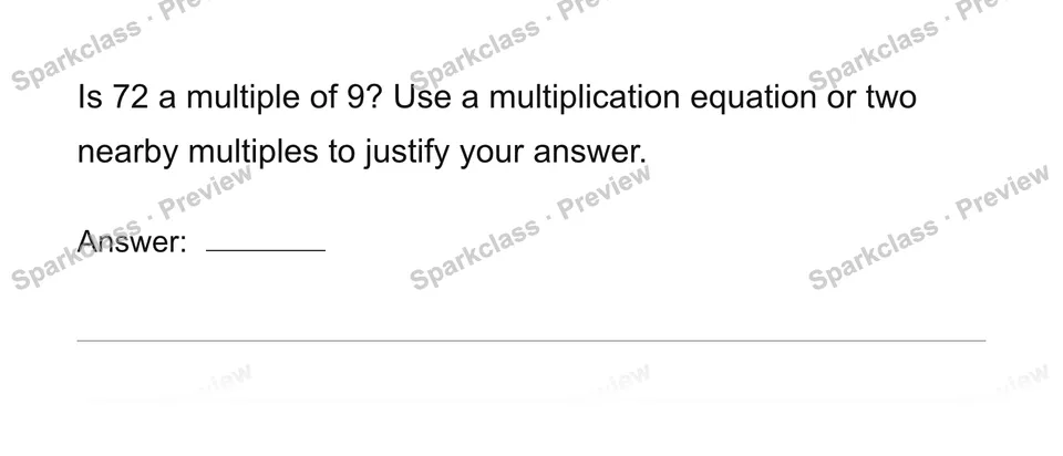 Recognize multiples — page 1