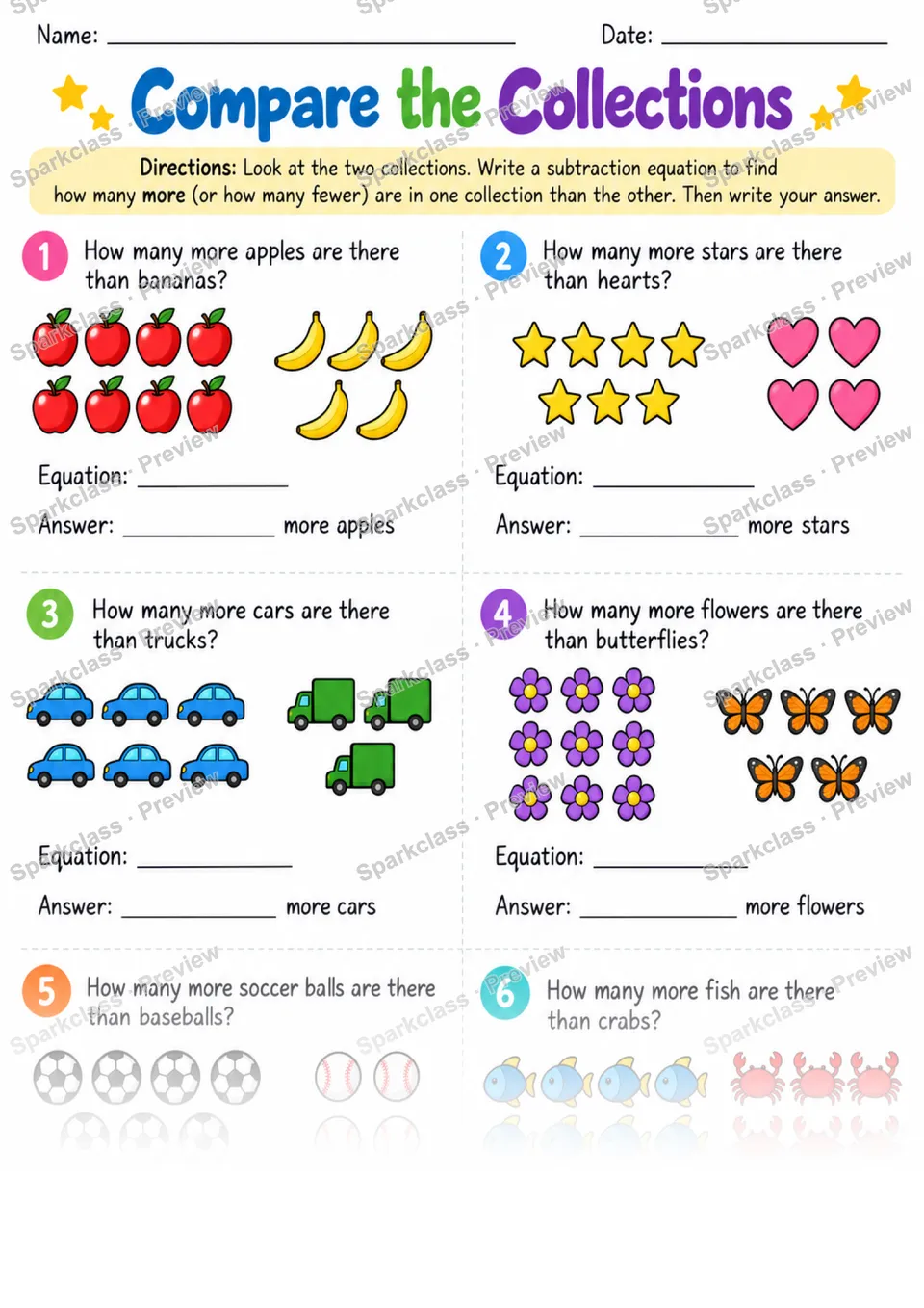 2.OA.A.1 · Compare Stories Reinforcement — page 1