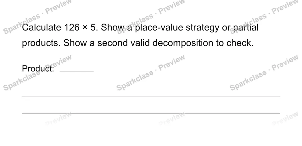 Area and partial products — page 1