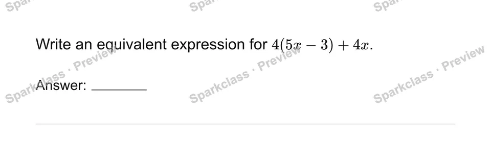 Generate an equivalent expression — page 1