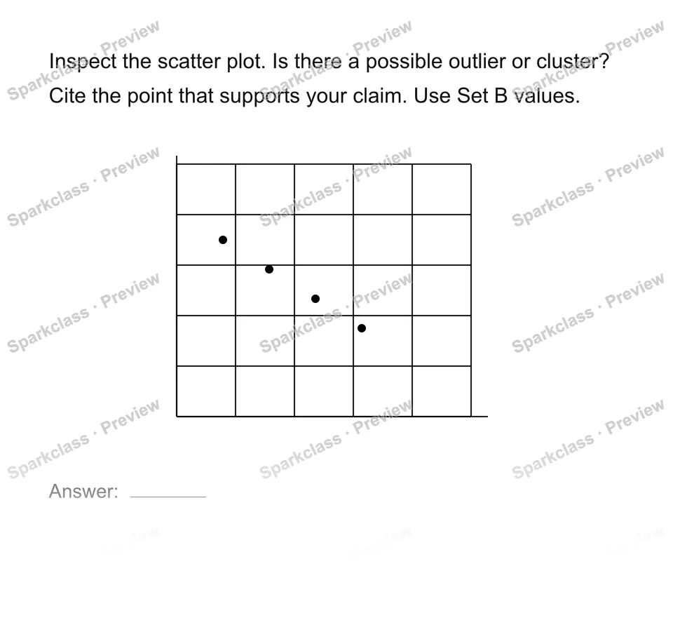 Identify clusters and outliers — page 1