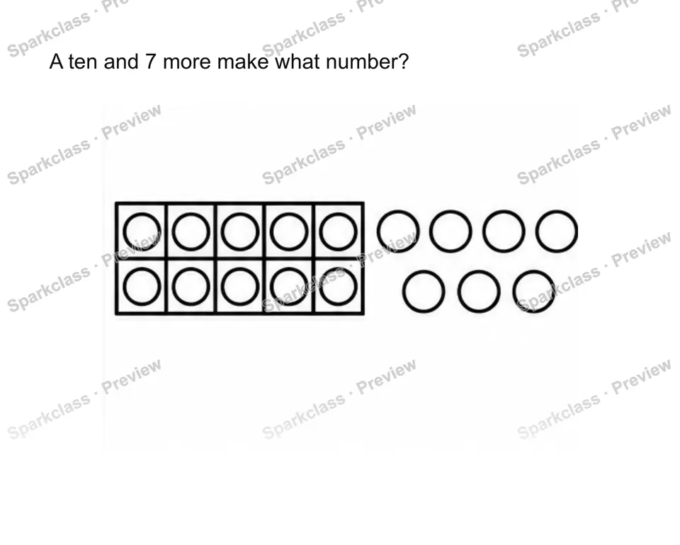 Compose 11-19 as ten and some ones — page 1