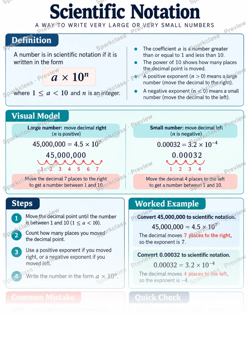 Knowledge Guide · Operations with scientific notation — page 1