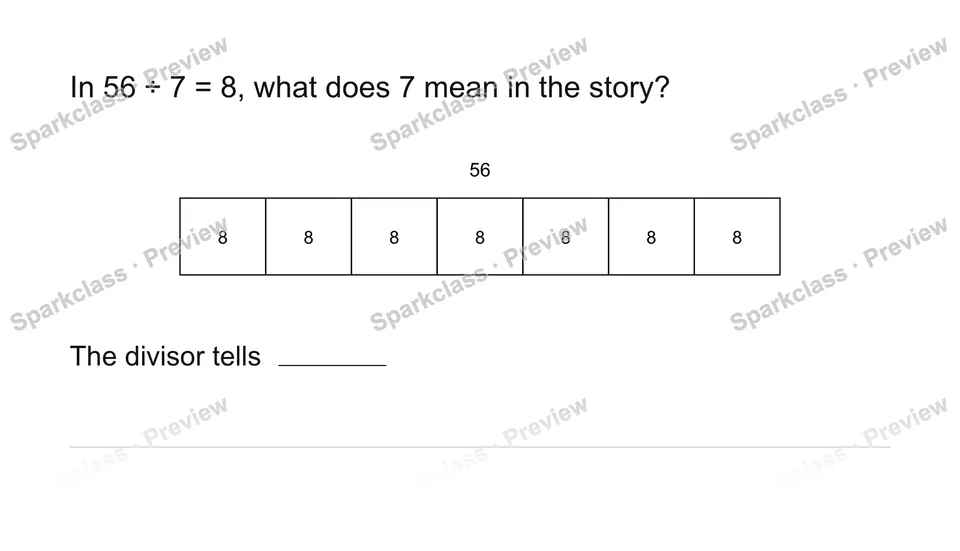 Explain the divisor — page 1
