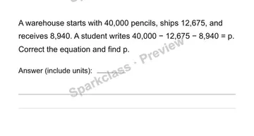 Check a proposed equation — Grade 4 problem preview