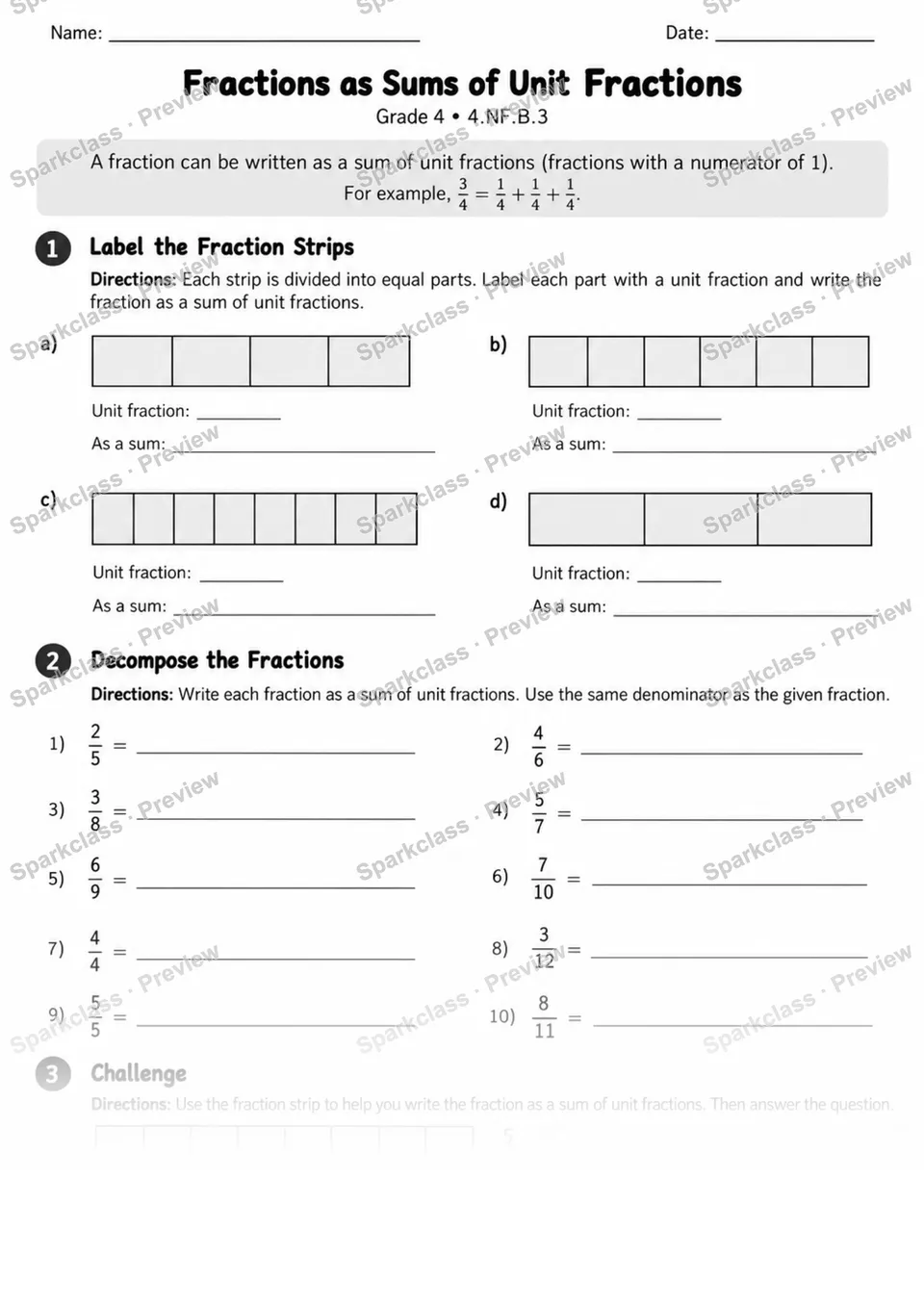 Multi-Digit Multiplication — page 1