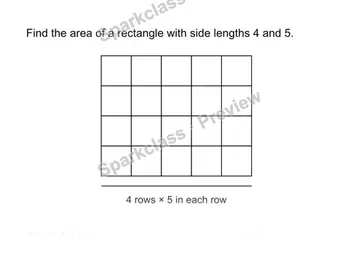 Use the area formula — Grade 3 problem preview