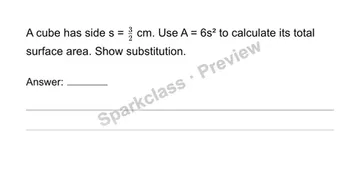 Substitute values into expressions and formulas — Grade 6 problem preview