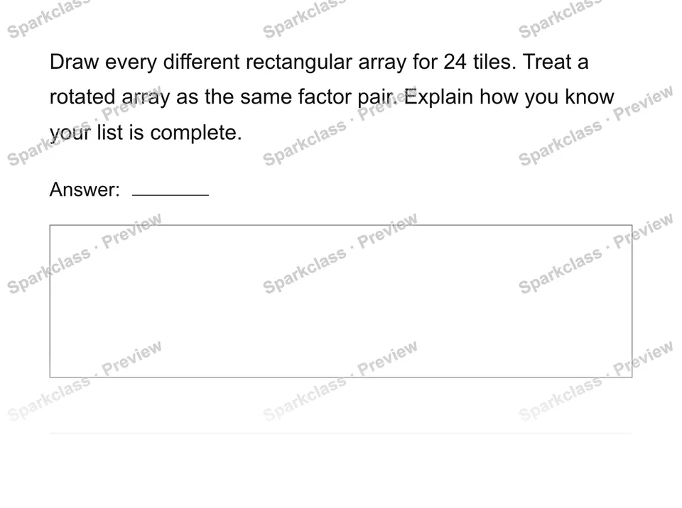 Build all factor arrays — page 1