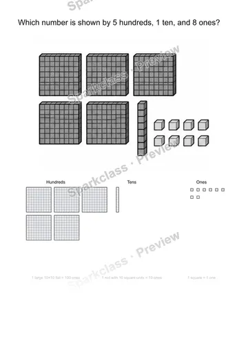 Read a number name — Grade 2 problem preview