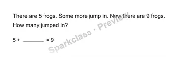 Unknown change — Grade 1 problem preview