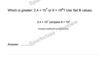 Compare orders of magnitude — Grade 8 problem preview