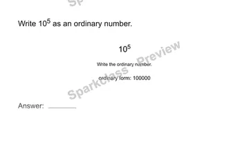Evaluate powers of ten — Grade 8 problem preview
