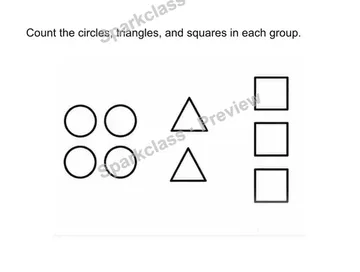 Count each category. — Kindergarten problem preview
