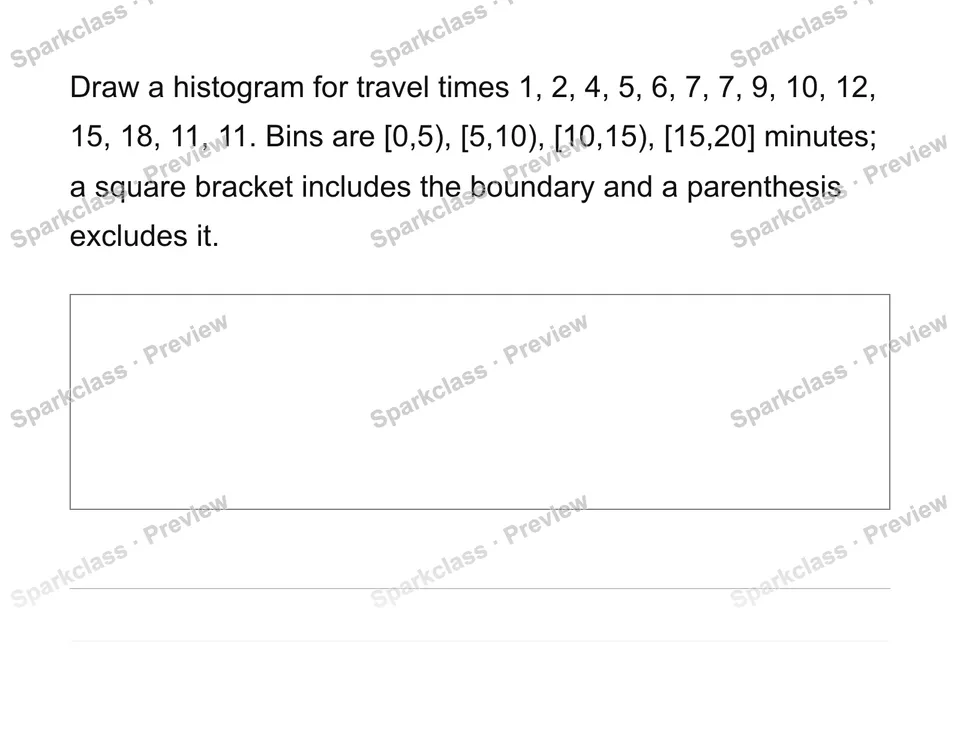 Construct and interpret equal-width histograms — page 1